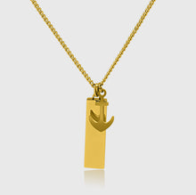 Load image into Gallery viewer, Anchor’s Edge Pendant (Gold)