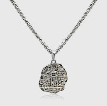 Load image into Gallery viewer, Buddhas of Bamiyan Pendant (White Gold)