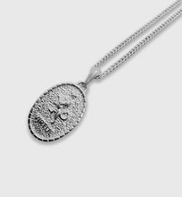 Load image into Gallery viewer, Fierce Protector Pendant (White Gold)