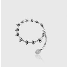 Load image into Gallery viewer, Knotted Bracelet (White Gold)