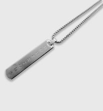 Load image into Gallery viewer, Timeless Rectangle Pendant (White Gold)