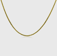 Load image into Gallery viewer, Wheat Chain (Gold) 3mm