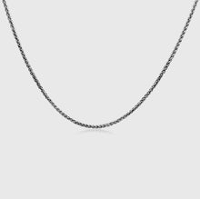 Load image into Gallery viewer, Wheat Chain (White Gold) 3mm