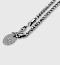Load image into Gallery viewer, Wheat Chain (White Gold) 5mm