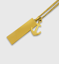 Load image into Gallery viewer, Anchor’s Edge Pendant (Gold)
