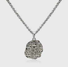 Load image into Gallery viewer, Buddhas of Bamiyan Pendant (White Gold)
