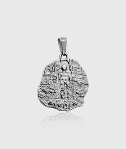 Buddhas of Bamiyan Pendant (White Gold)