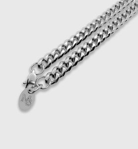 Miami Cuban Chain (White Gold) 8mm