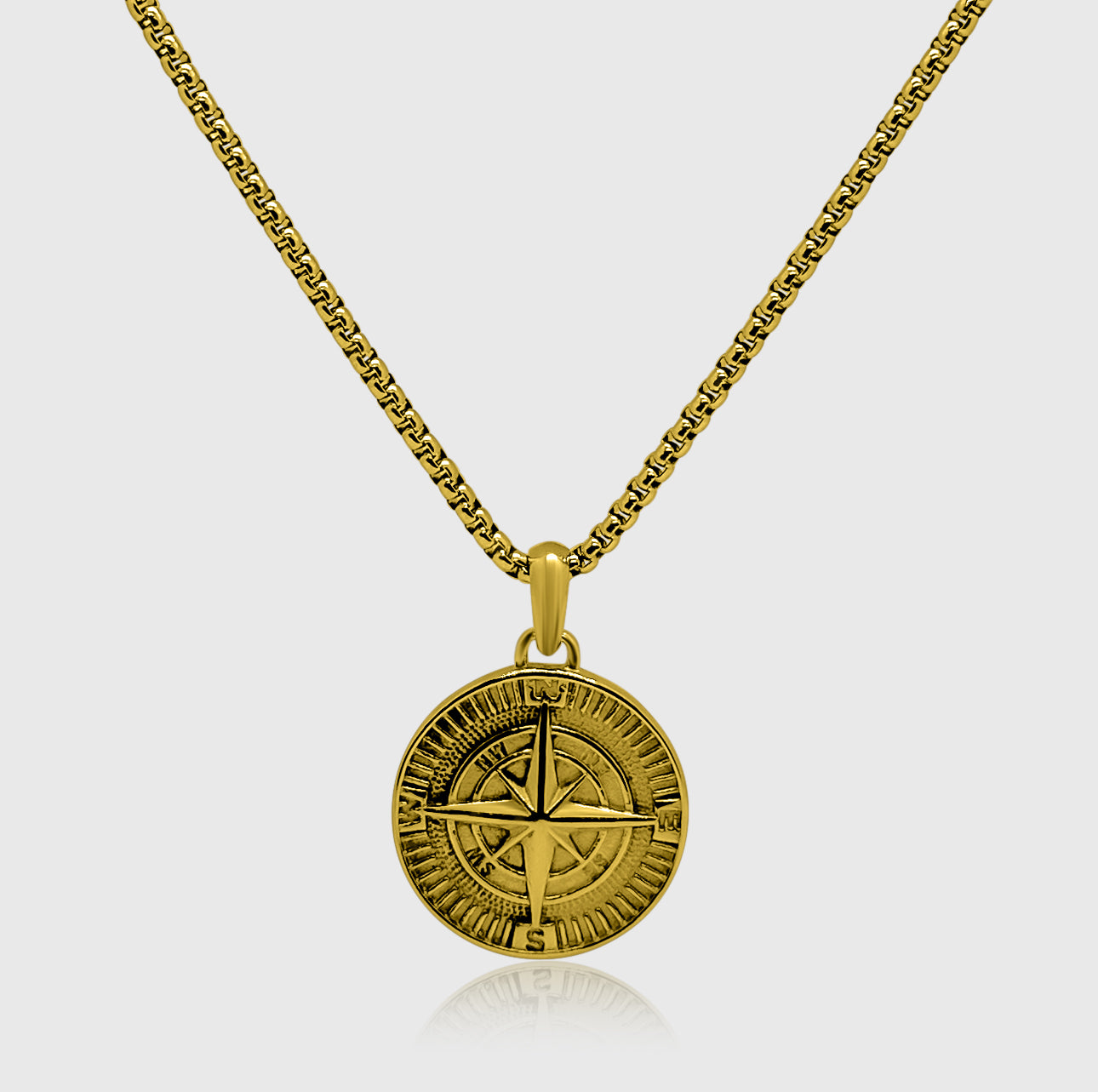 NorthStar Compass Pendant (Gold)