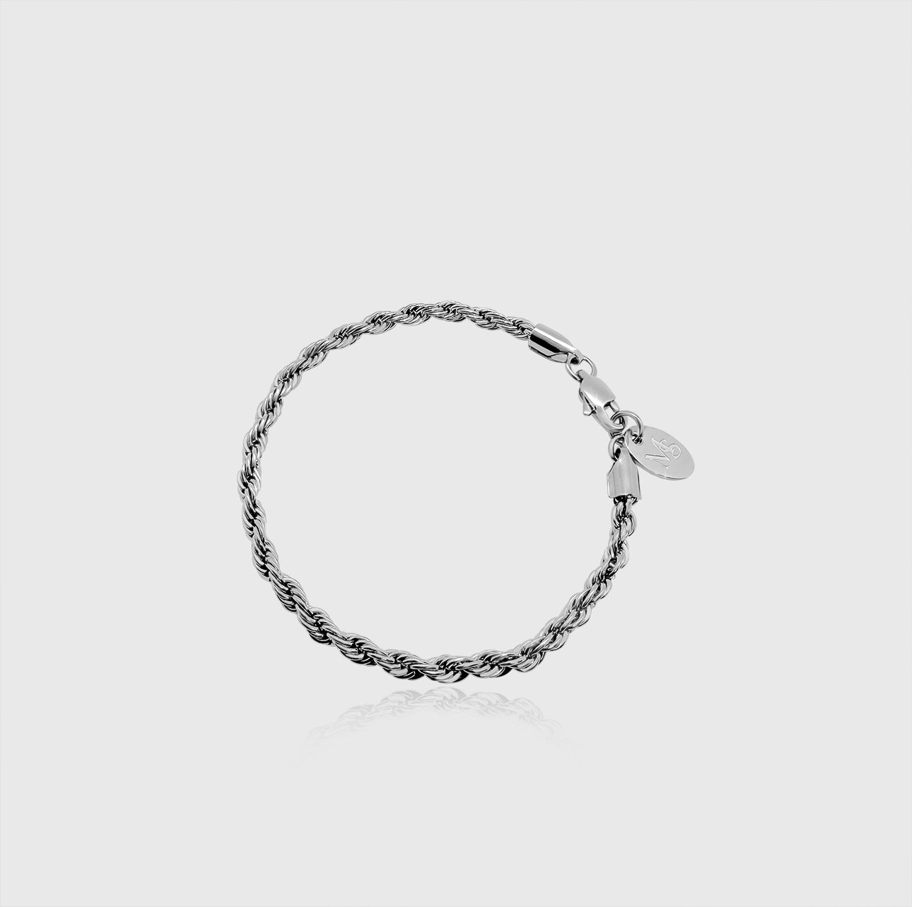 Rope Bracelet (White Gold)