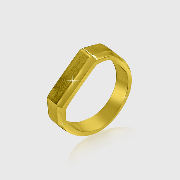 Minimalistic Flat Ring (Gold)