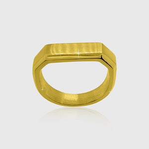 Minimalistic Flat Ring (Gold)