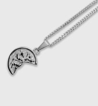 Load image into Gallery viewer, St Christopher Pendant (White Gold)
