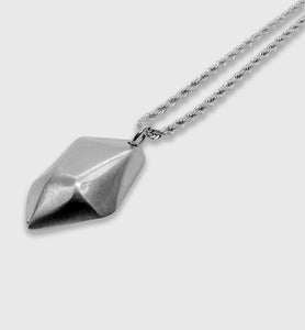 The SilverNugget Pendant (White Gold)