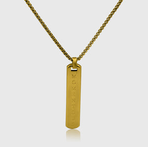 Timeless Rectangle Pendant (Gold)