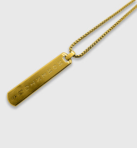 Timeless Rectangle Pendant (Gold)