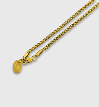 Load image into Gallery viewer, Wheat Chain (Gold) 3mm
